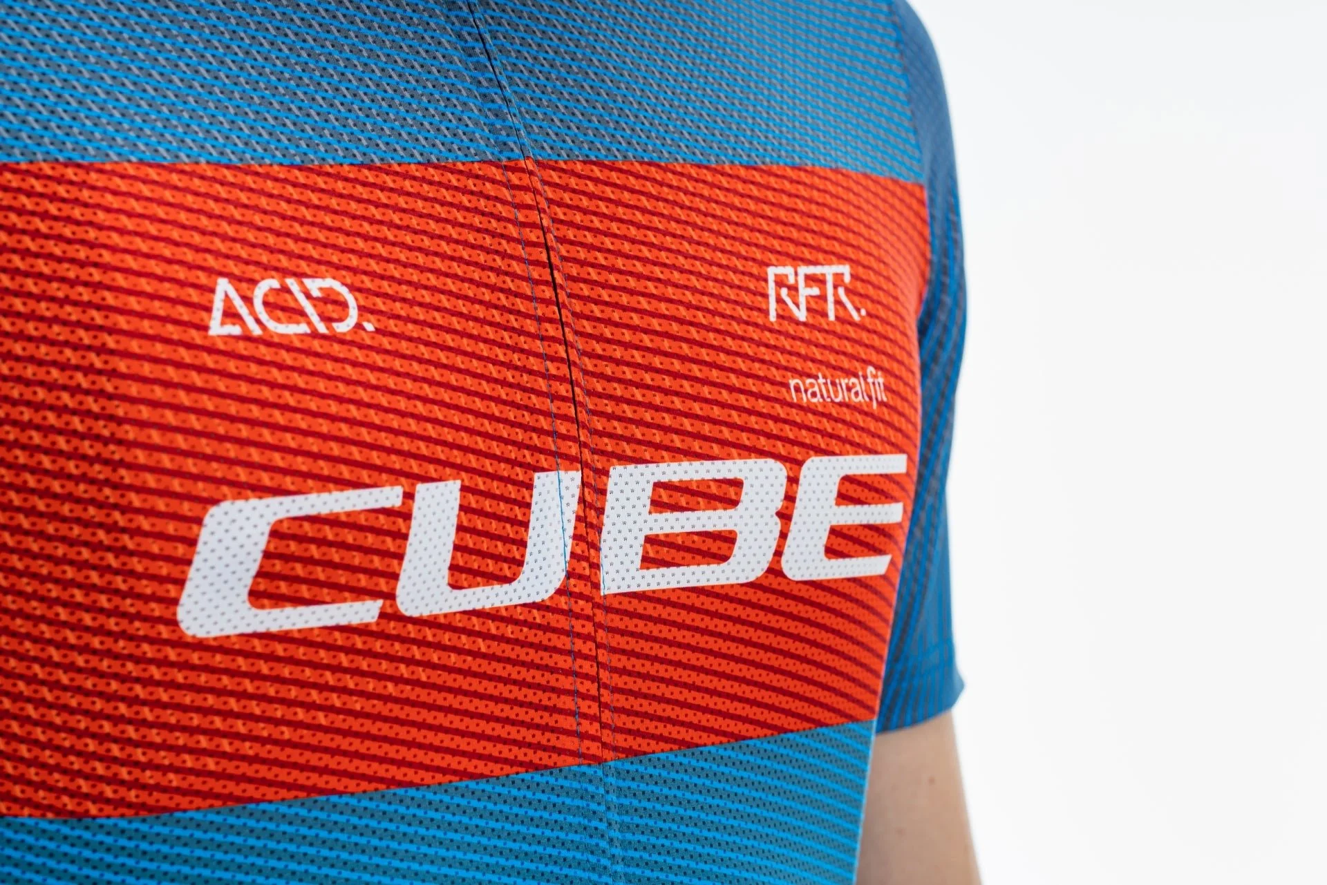 CUBE TEAMLINE Trikot CMPT kurzarm blue´n´red´n´grey - Image 5